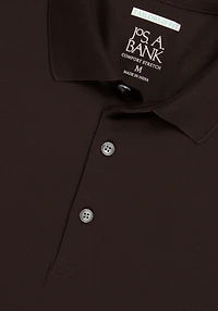Jos. A. Bank Traditional Fit Interlock Long Sleeve Polo - Big & Tall CLEARANCE