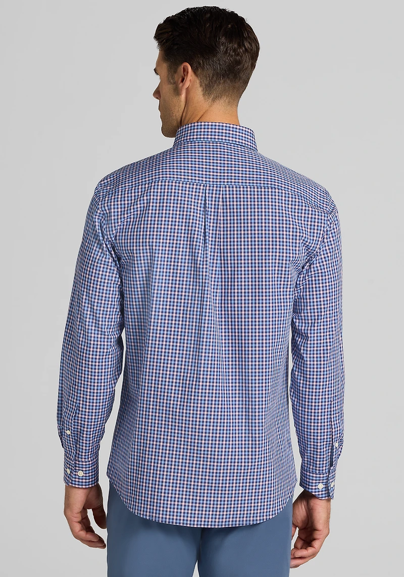 Jos. A. Bank Tailored Fit Mini Check Sportshirt