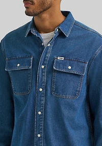 Wrangler Tailored Fit Denim Overshirt