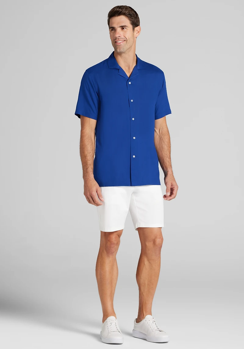 Jos A. Bank Tailored Fit Camp Shirt