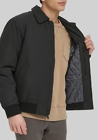 Dockers Tailored Fit Micro Twill Golf Bomber Jacket