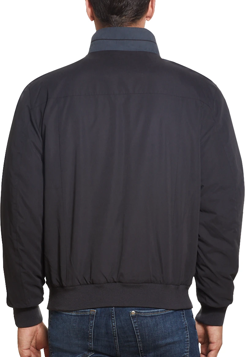 Weatherproof Tailored Fit Microfiber Fleece-Lined Bomber Jacket