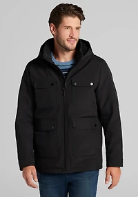 Traveler® Collection Tailored Fit Soft Shell Hooded Jacket - Big & Tall CLEARANCE