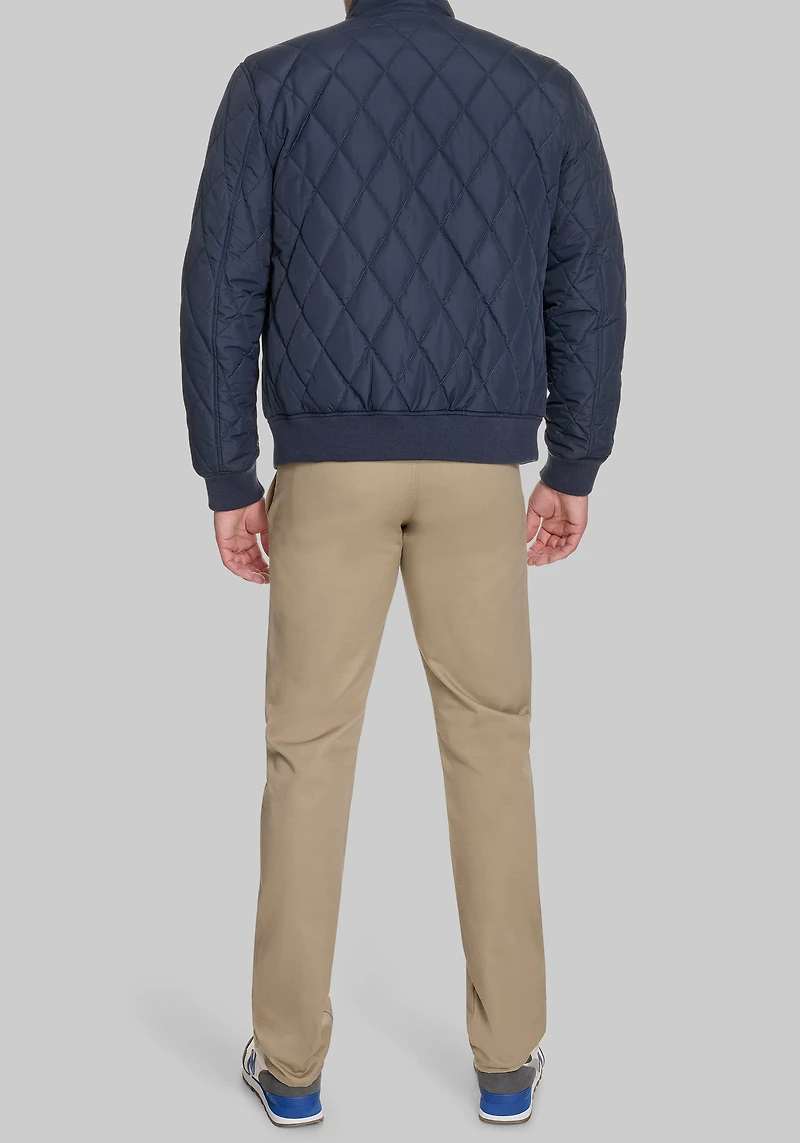 Dockers Traditional Fit Diamond Quilted Bomber Jacket