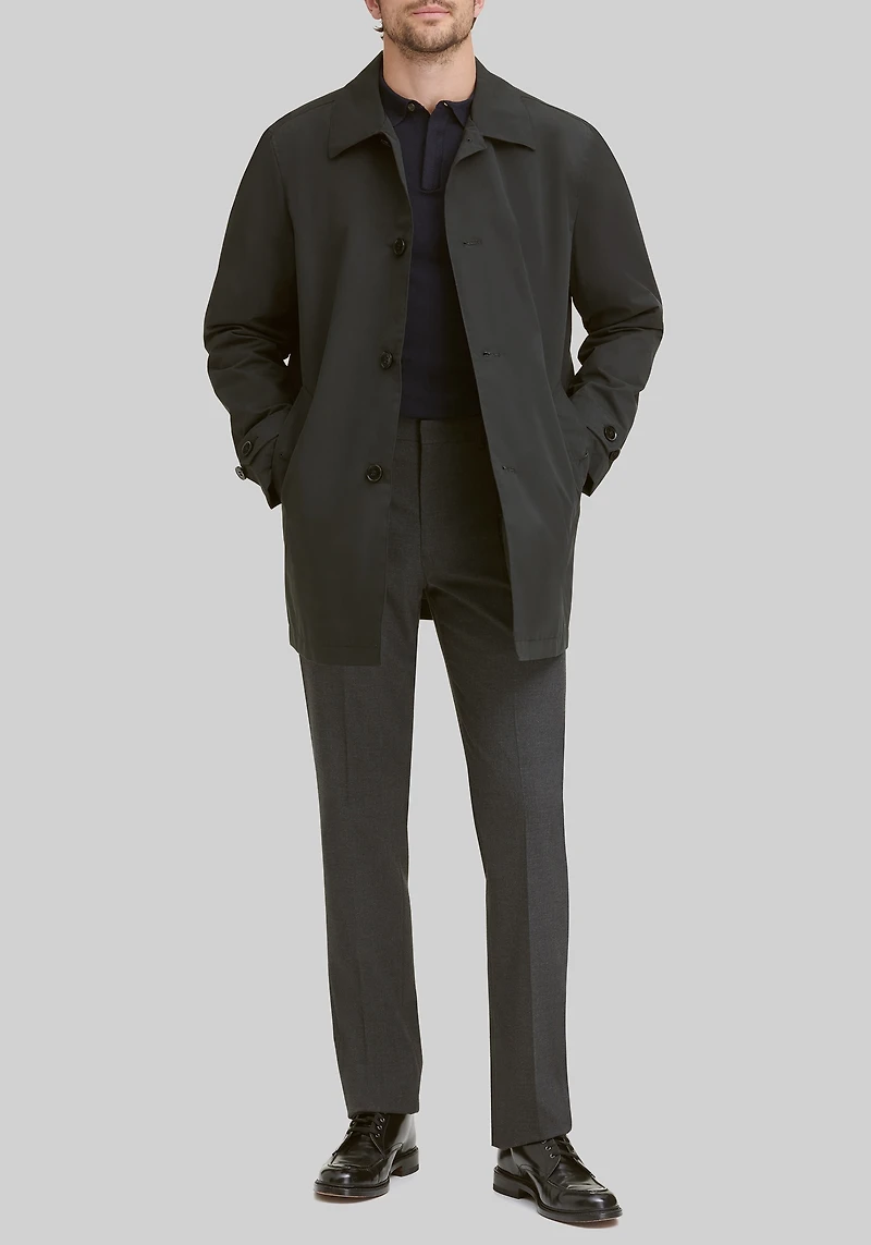 Cole Haan Traditional Fit Mackintosh Rain Jacket