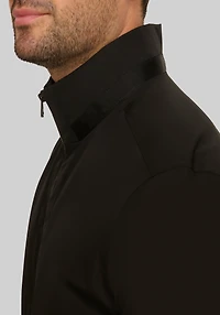 Cole Haan Stand Collar Packable Rain Jacket