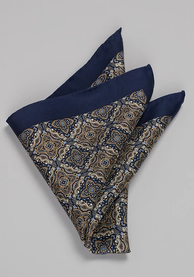 Intricate Medallion Pocket Square