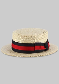 Scala Gondola Braided Boater Hat