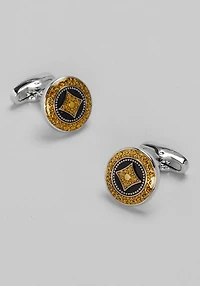 Joseph A. Bank Two-Tone Medallion Cufflinks