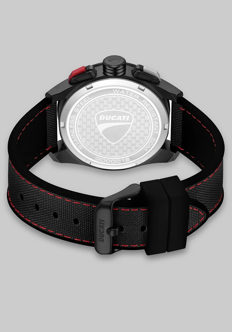 Ducati Chronograph Nylon Strap Watch