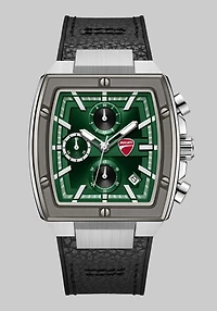 Ducati Chronograph Leather Strap Watch