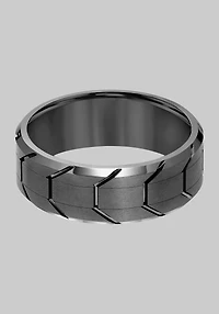 GTX 8mm Tire Tread Tungsten Carbide Band