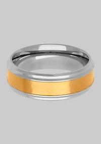 GTX 8mm Stainless Steel Band, Silver & Gold