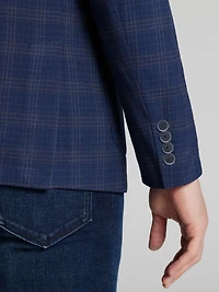 Slim Fit Plaid Sport Coat
