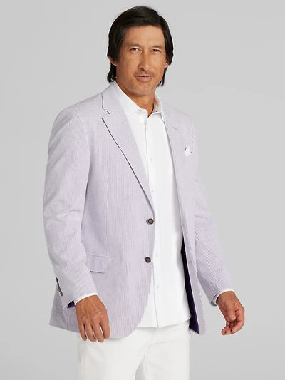 Modern Fit Seersucker Sport Coat