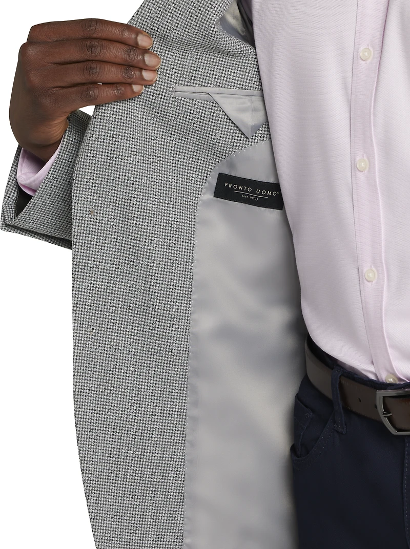 Modern Fit Mini Houndstooth Sport Coat
