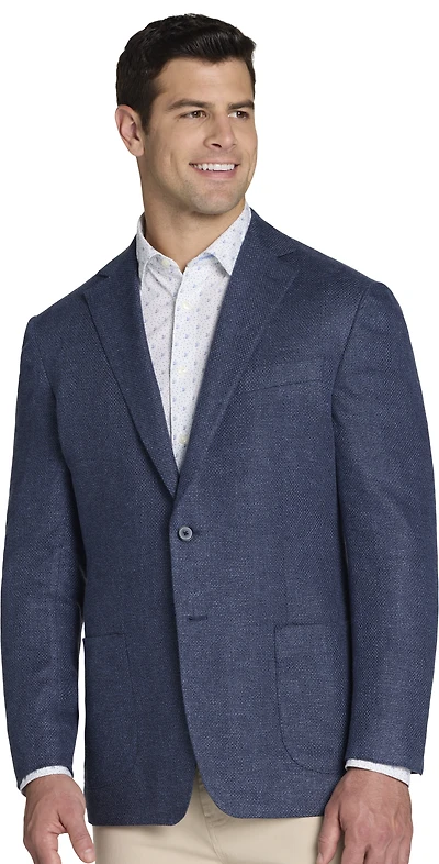 Modern Fit Linen Blend Sport Coat