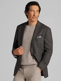 Classic Fit Plaid Sport Coat