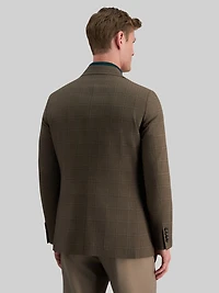 Tailored Fit Plaid Sport Coat
