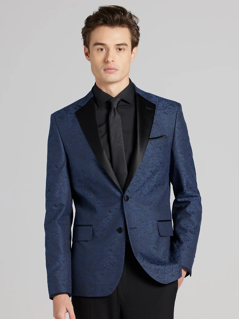 Slim Fit Jacquard Dinner Jacket
