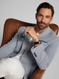 Modern Fit Tic Knit Sport Coat