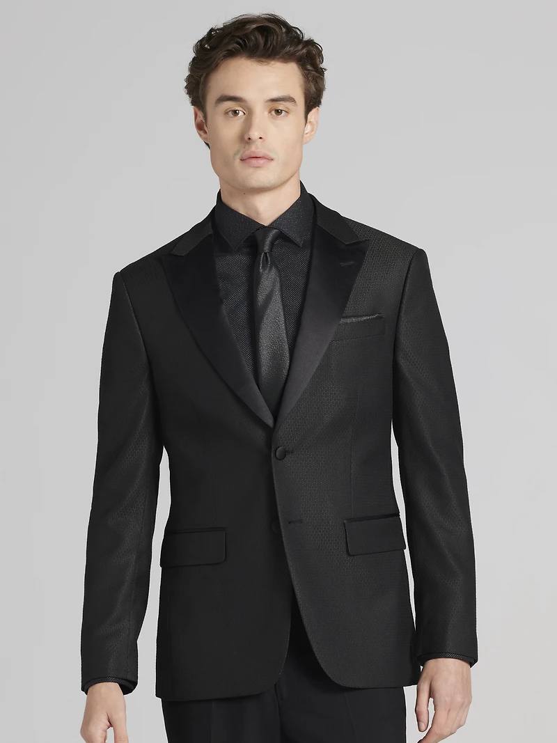 Slim Fit Tic Dinner Jacket