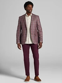 Classic Fit Wool Blend Windowpane Sport Coat