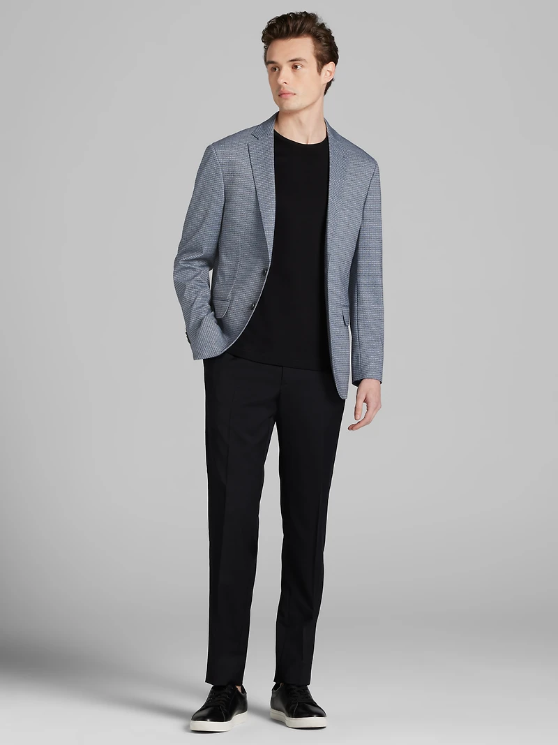 Slim Fit Check Sport Coat