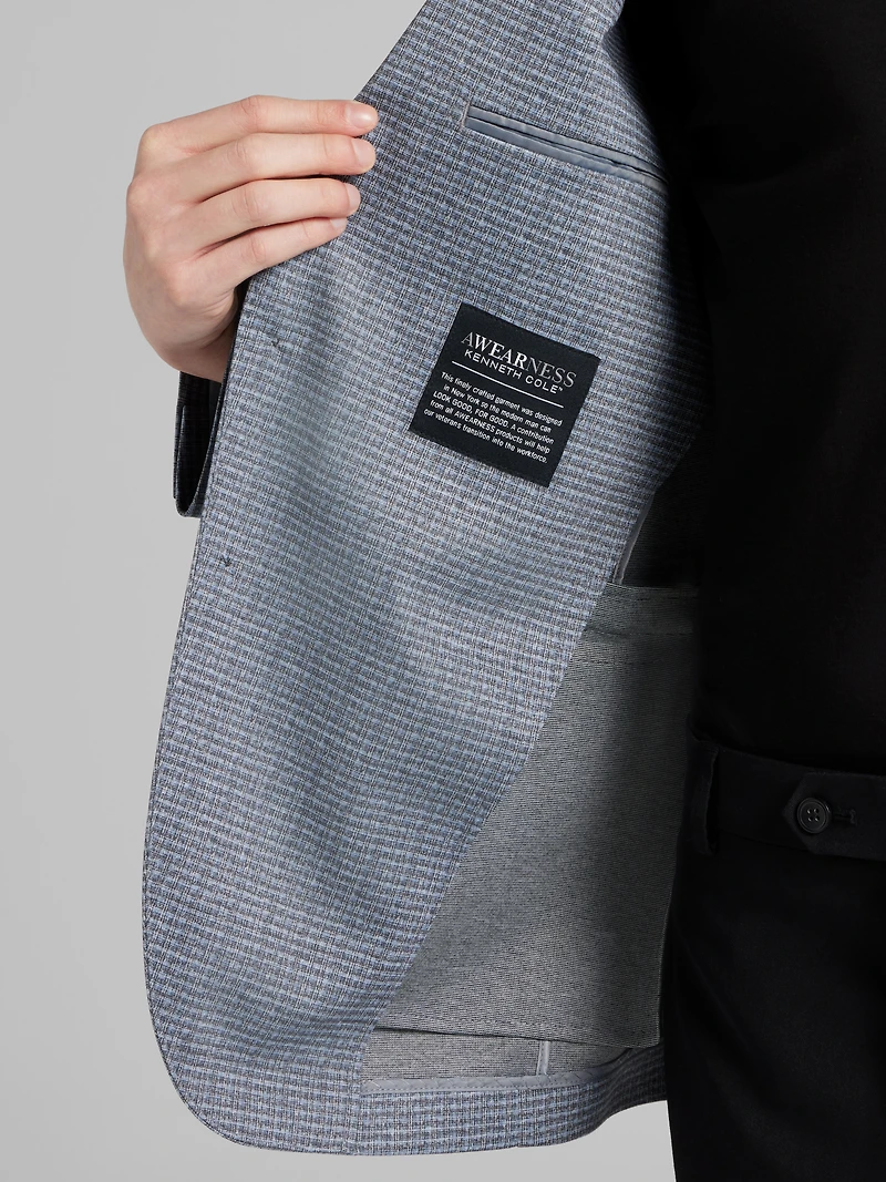 Slim Fit Check Sport Coat