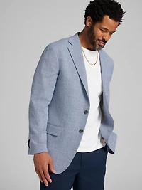 Modern Fit Plaid Sport Coat