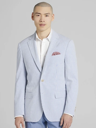Modern Fit Seersucker Sport Coat