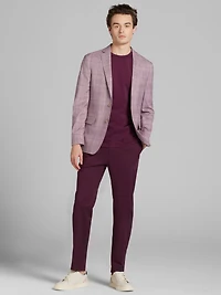 Slim Fit Plaid Sport Coat