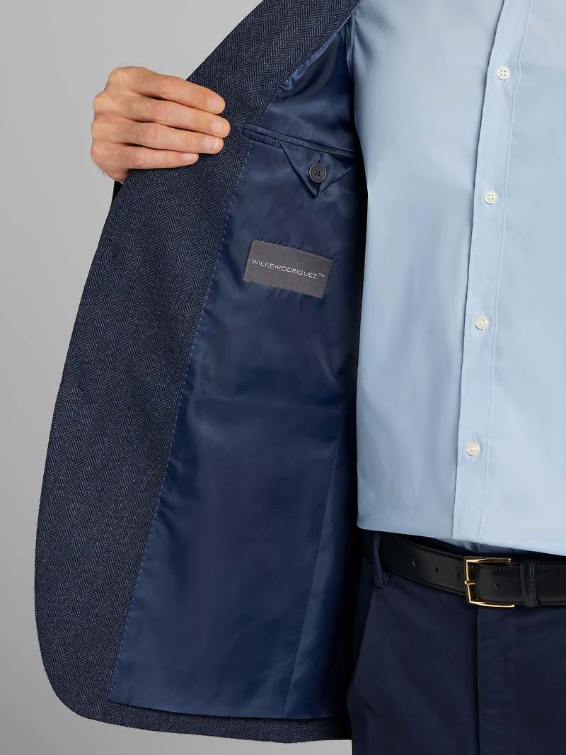 Modern Fit Herringbone Jacket