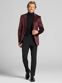 Skinny Fit Velvet Dinner Jacket