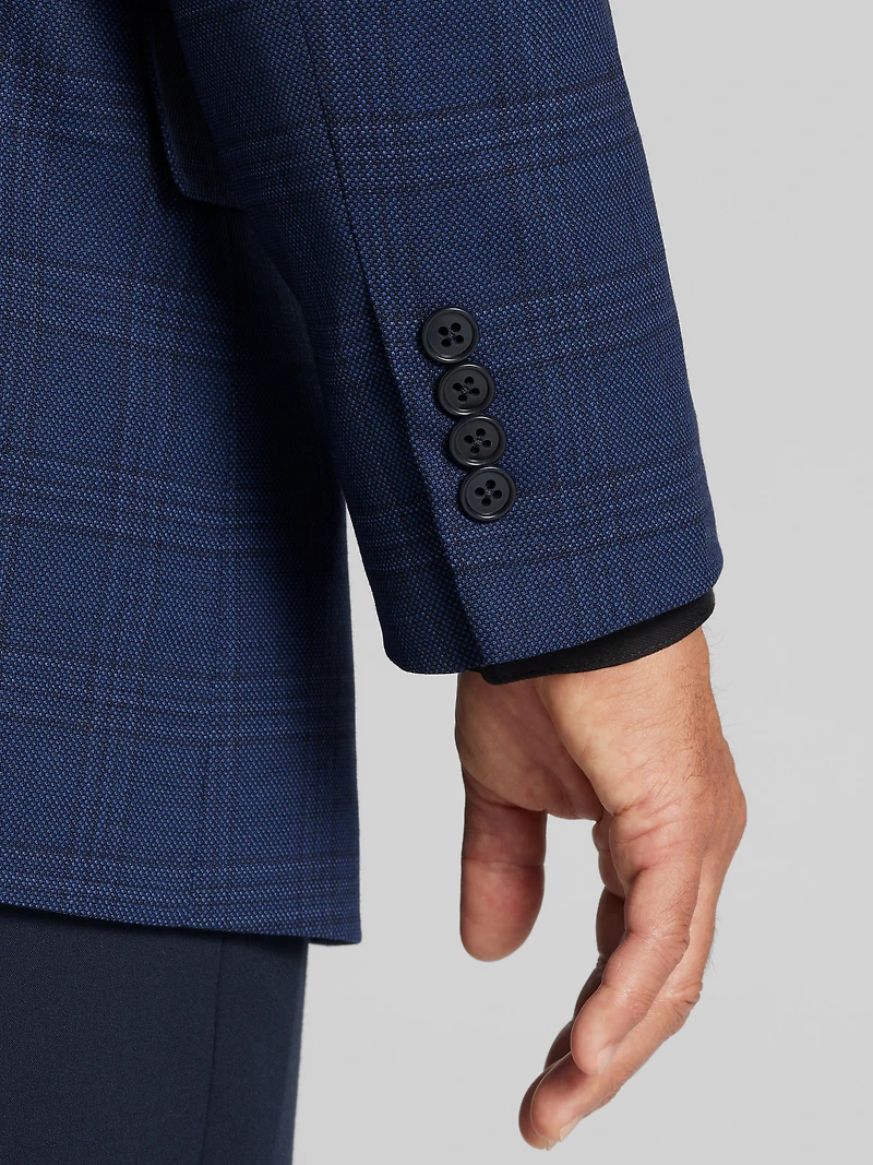 Modern Fit Windowpane Sport Coat