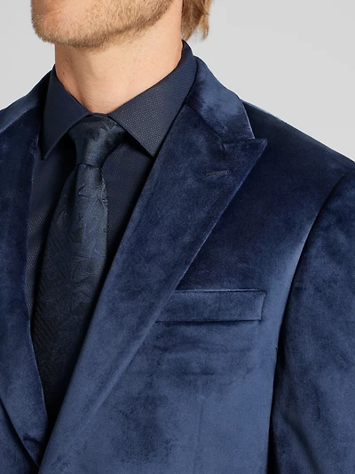 Slim Fit Velvet Dinner Jacket