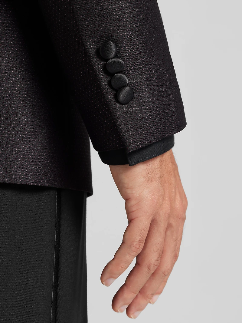 Slim Fit Satin Lapel Dinner Jacket