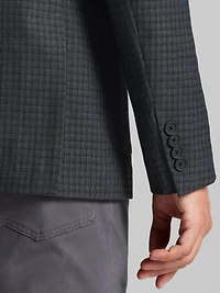 Slim Fit Wool Blend Check Sport Coat