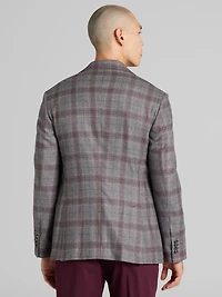 Modern Fit Wool Plaid Sport Coat