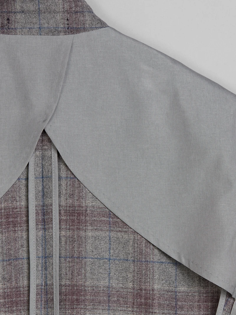 Modern Fit Wool Plaid Sport Coat