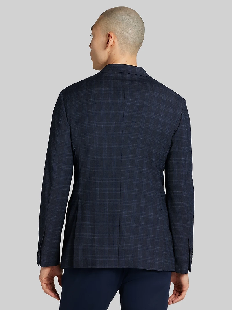 Slim Fit Plaid Sport Coat