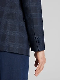 Modern Fit Plaid Sport Coat