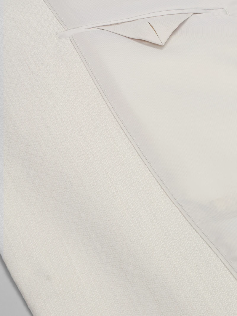 Egara Slim Fit Textured Solid Dinner Jacket