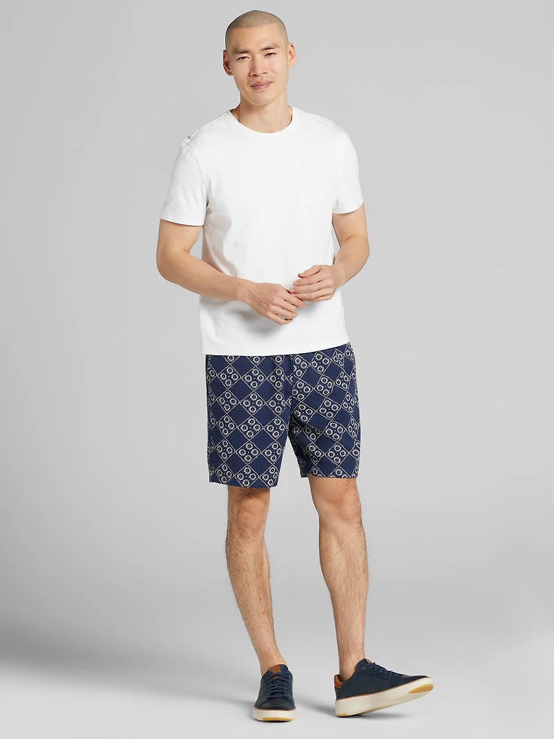 Modern Fit Diamond Dobby Shorts 7"
