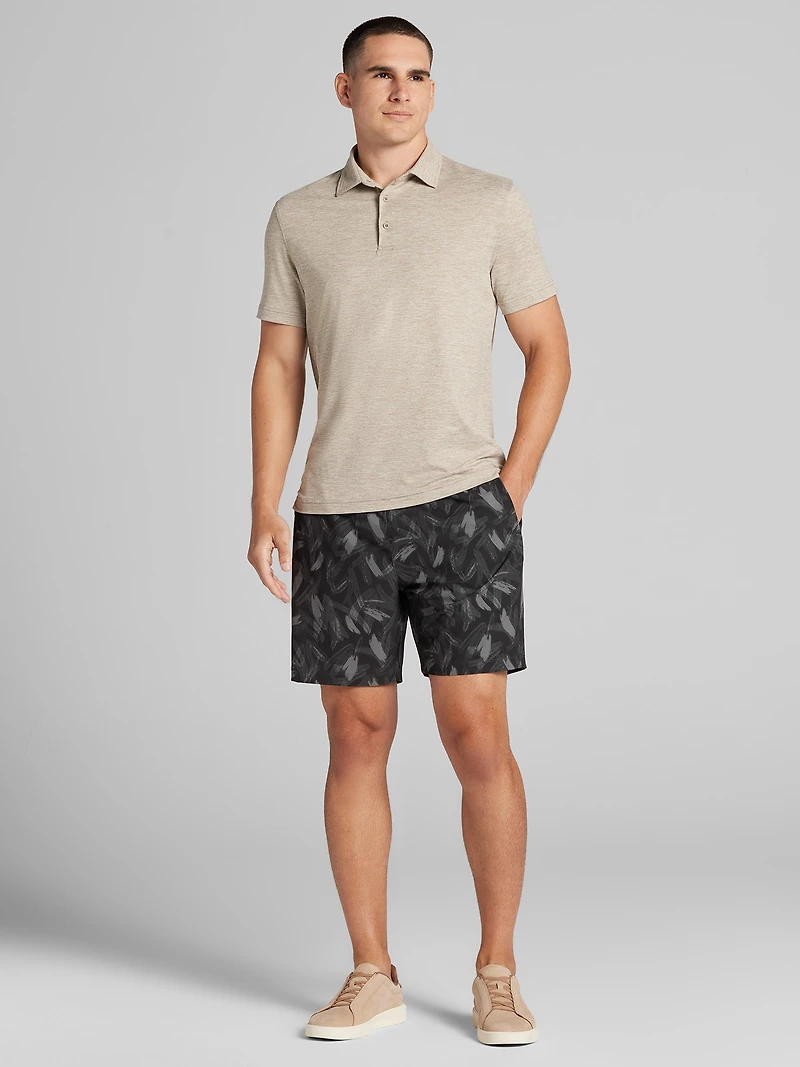 Modern Fit Printed Ripstop Pull-On Shorts 7