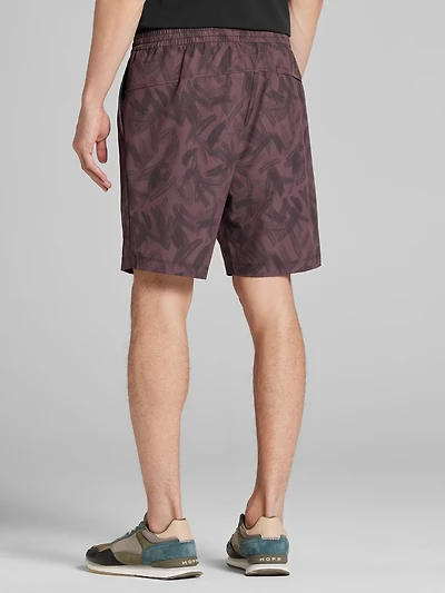Modern Fit Printed Ripstop Pull-On Shorts