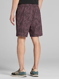 Modern Fit Printed Ripstop Pull-On Shorts