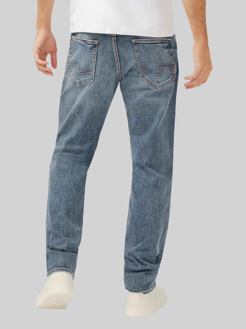 Athletic Fit Tapered Leg Jeans