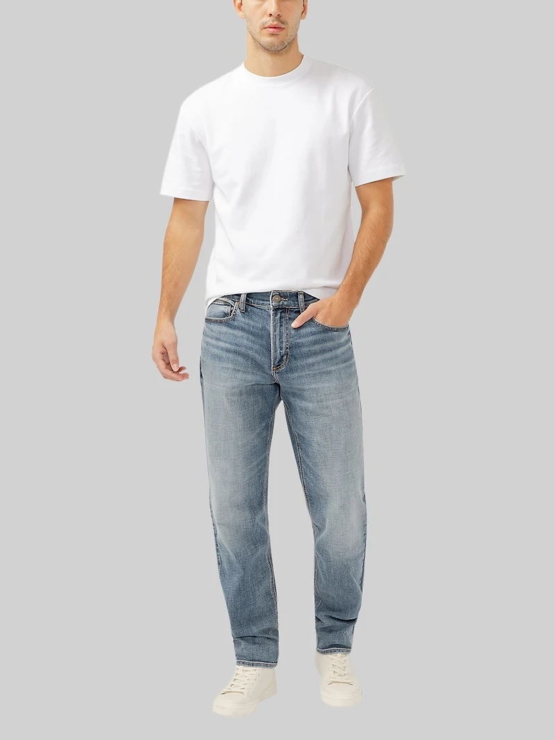Athletic Fit Tapered Leg Jeans
