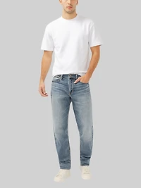 Athletic Fit Tapered Leg Jeans